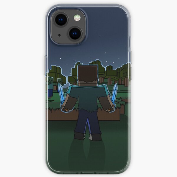 Minecraft Nachtjäger iPhone Flexible Hülle
