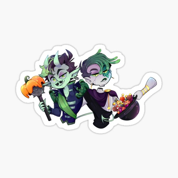 Dark Sides of Halloween Sticker