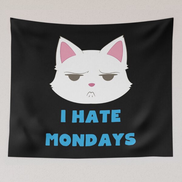 Item preview, I hate Mondays - Grumpy Cat hates mounting saying designed and sold by palaodesigns.