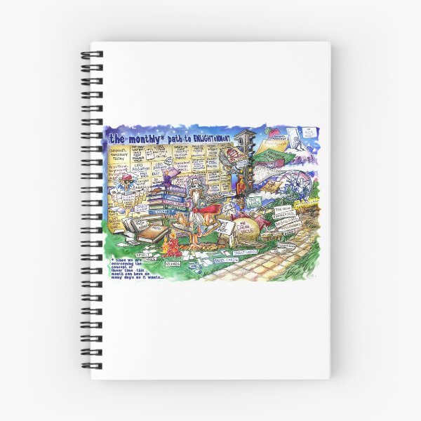Item preview, The Monthly Path to Enlightenment designed and sold by A Studio for Unlimited ideas.