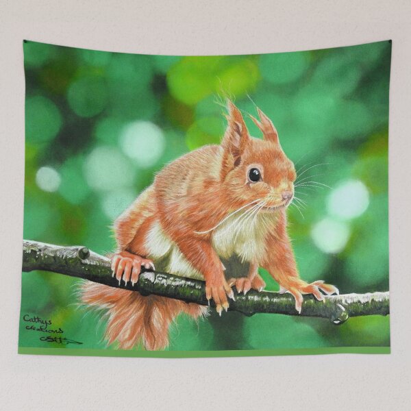 Item preview, red squirrel designed and sold by cathyscreations.