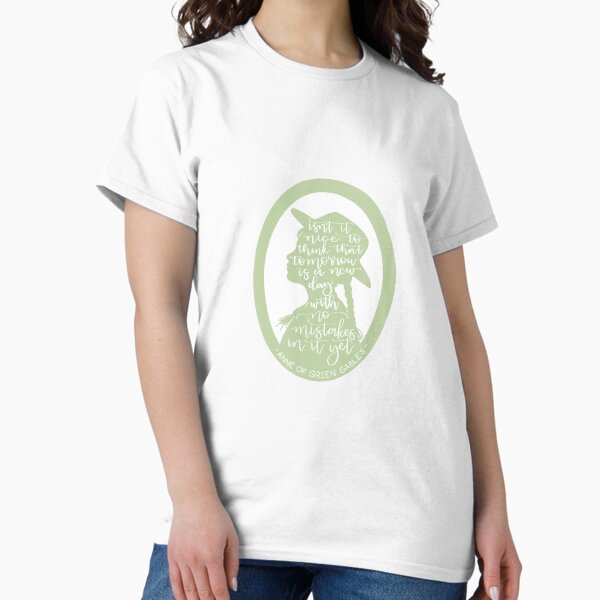 Women's T-Shirts [Out of Print] L. M. Montgomery / Anne of Green Gables Relaxed Fit Tee [Puffin in Bloom] (Vintage Navy) (Womens) AnneofGreenGablesSweatshirt-