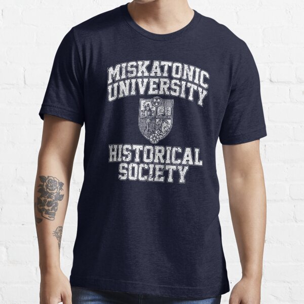 Vista previa del artículo con la obra «Sociedad Histórica de la Universidad Miskatonic», diseñado y vendido por huckblade.
