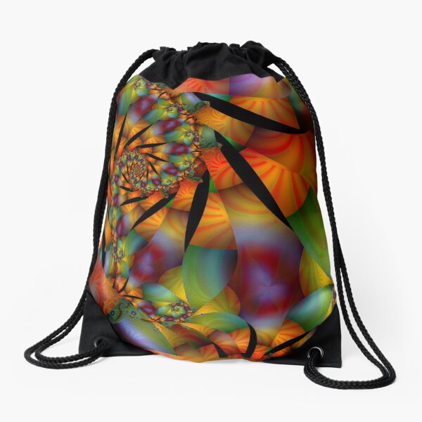 Breakfast Fruits Drawstring Bag