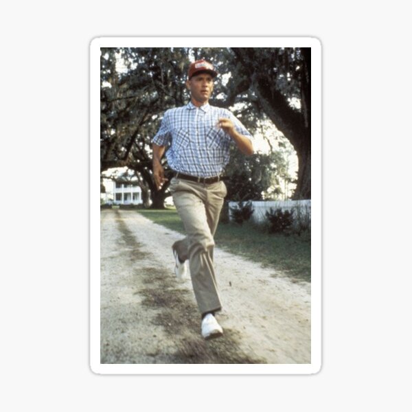 FORREST GUMP, MOVIE Poster, retro, años 90 Pegatina
