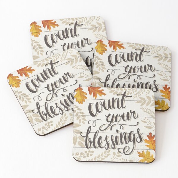 Item preview, Count Your Blessings Autumn print on home decor and apparel   designed and sold by lduke47.