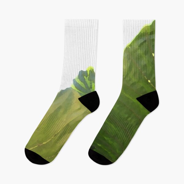 Item preview, Green banana plant leaves on white designed and sold by WatersEdgeGal.