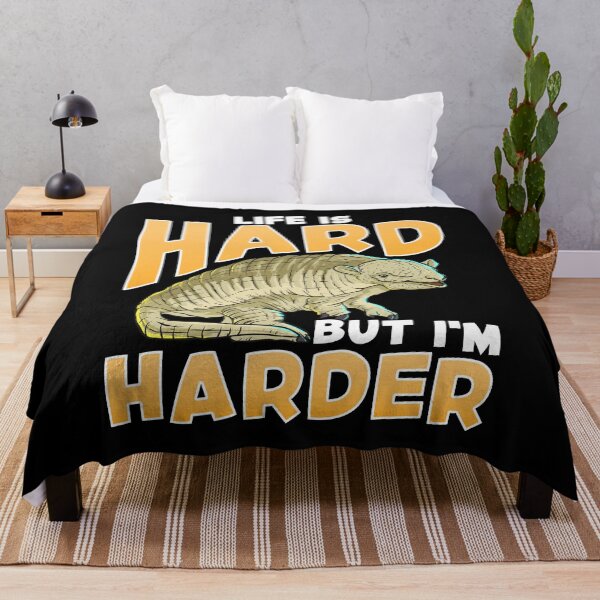 Item preview, Life Is Hard But I'm Harder Armadillo Shell Pun designed and sold by perfectpresents.