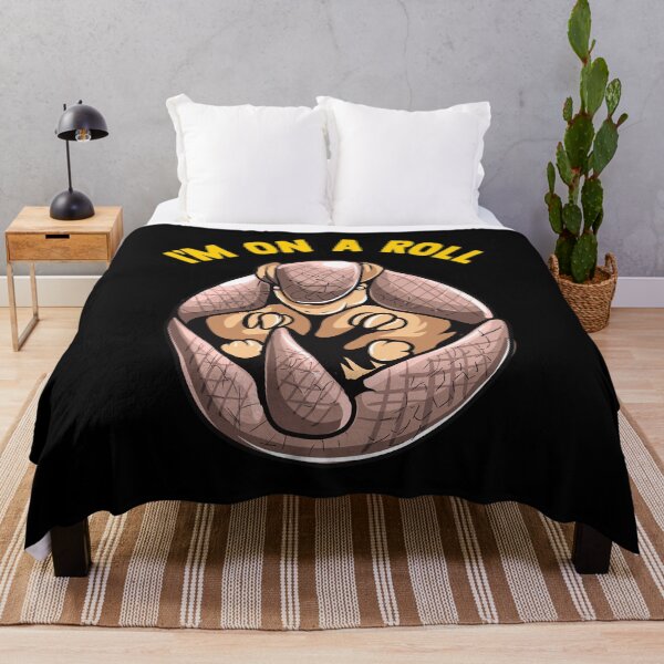 Item preview, I'm On A Roll Adorable Rolling Baby Armadillo Pun designed and sold by perfectpresents.