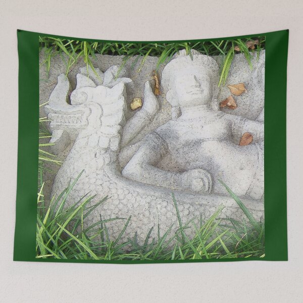 Item preview, Asian Dragon Boat Goddess designed and sold by WatersEdgeGal.
