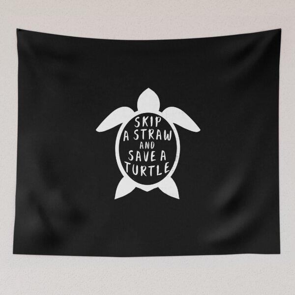 Item preview, SKIP A STRAW SAVE A TURTLE Gift designed and sold by theshirtinator.