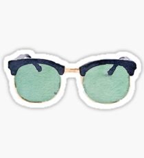 Vintage Sunglasses in Watercolor - Trendy/Summer/Hipster Style Sticker