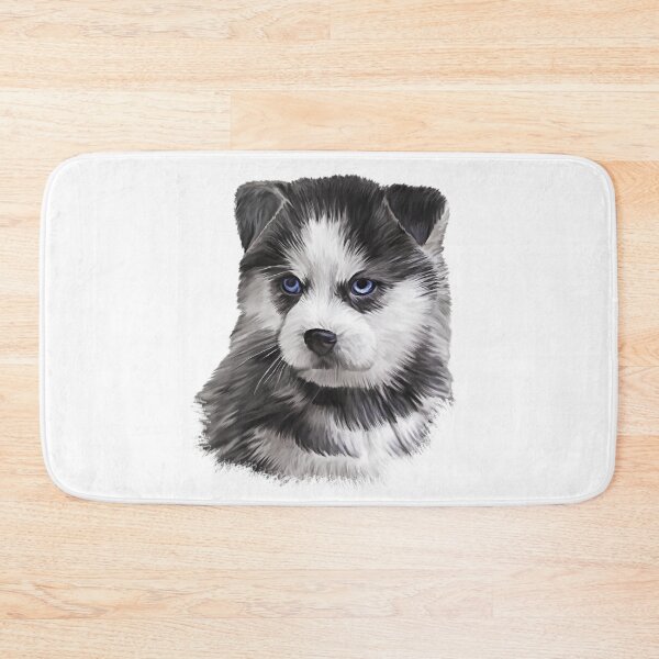 Item preview, Drawing puppy Husky dog, portrait designed and sold by bonidog.