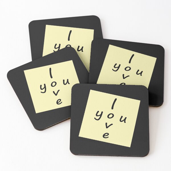 Item preview, I Love You Post It Note designed and sold by Melissa J Barrett.