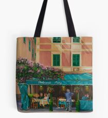 Musicians' Stroll in Portofino Tote Bag