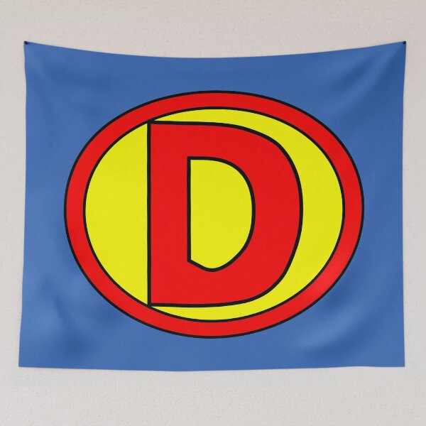 Item preview, Hero, Heroine, Superhero, Initials,  D designed and sold by Kreativista.