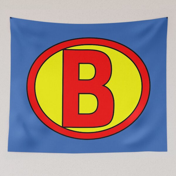 Item preview, Hero, Heroine, Superhero, Initials,  B designed and sold by Kreativista.