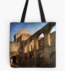 Morning Sun at the Mission Tote Bag