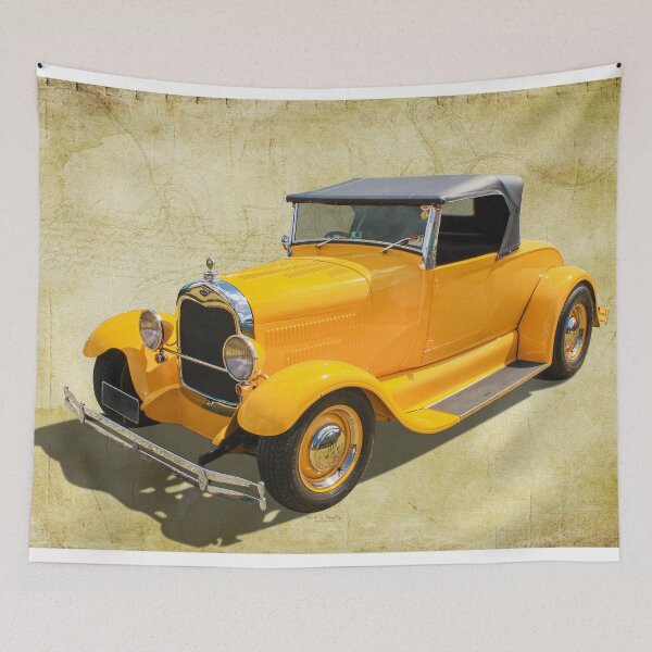 Item preview, Yellow Roadster designed and sold by Hawley Designs.