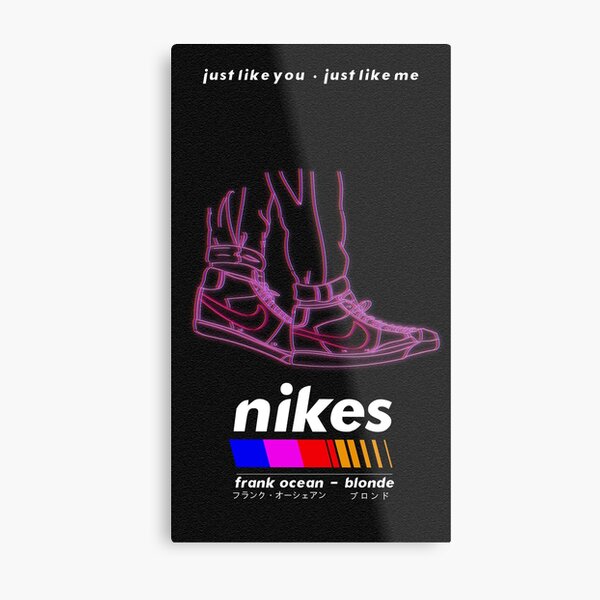 Frank Ocean/Nikes Metal Print