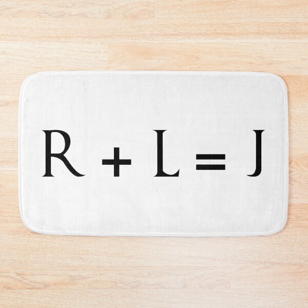 Item preview, R + L = J designed and sold by Kreativista.