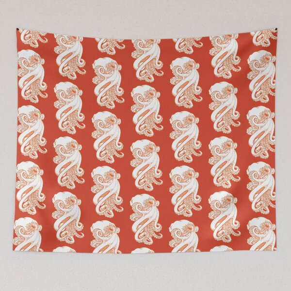 Item preview, Orange Octopus designed and sold by Rusembell.