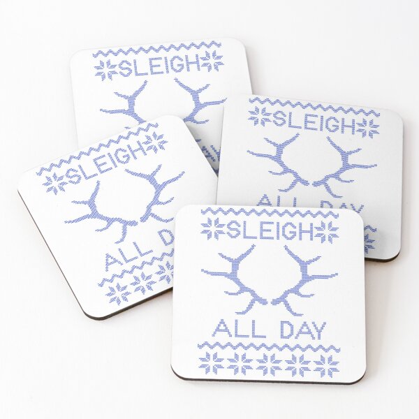 Item preview, Sleigh All Day in Blue designed and sold by sarahrinouye.