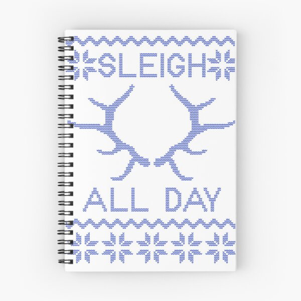 Item preview, Sleigh All Day in Blue designed and sold by sarahrinouye.