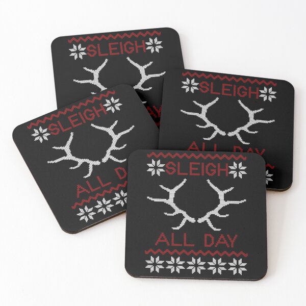Item preview, Sleigh All Day in Black designed and sold by sarahrinouye.