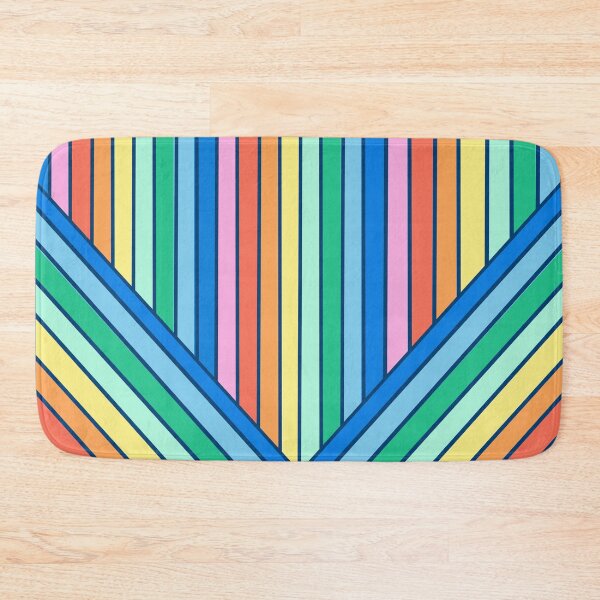 Item preview,  Rainbow Stripe Gorgeous Diagonal Pattern designed and sold by Greenbaby.