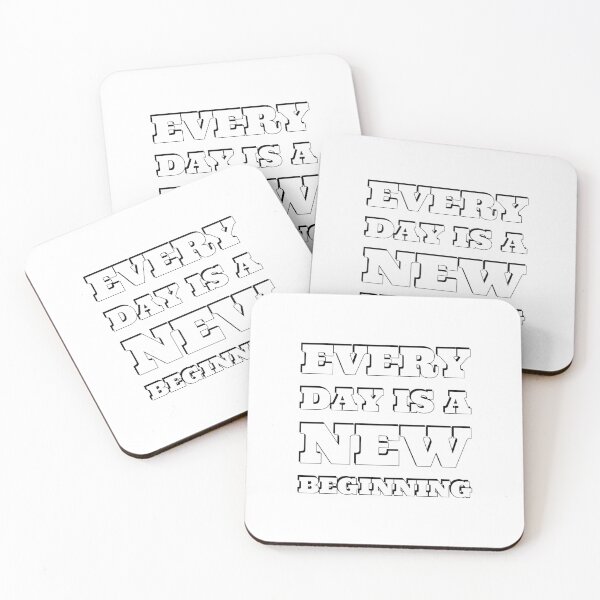 Item preview, Every day is a new beginning   designed and sold by Inspirationmotivation.
