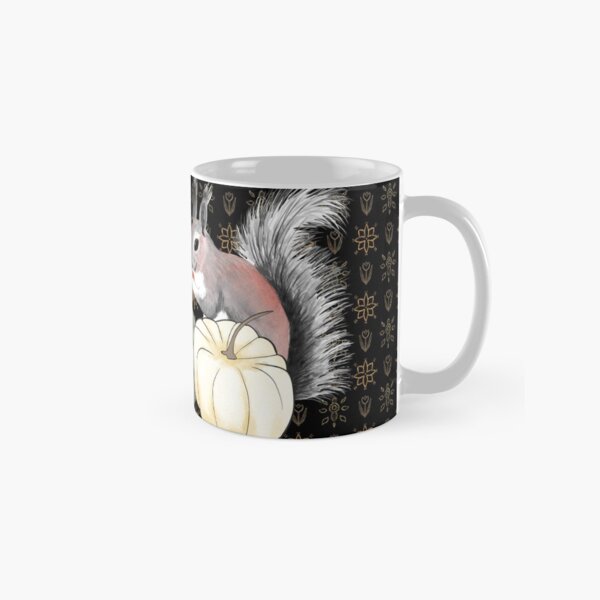 Autumn Gourds and Squirrel Classic Mug