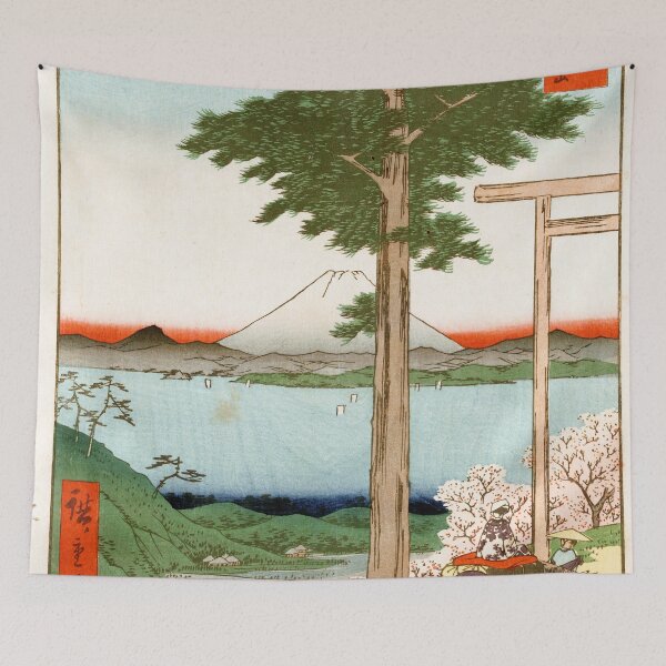 Item preview, Utagawa Hiroshige - Mt. Rokusu 1858 designed and sold by Hangastudio.