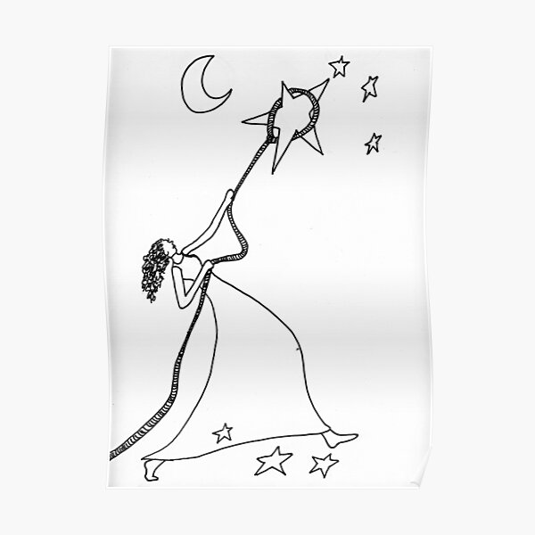 Cosmic Cowgirl Poster