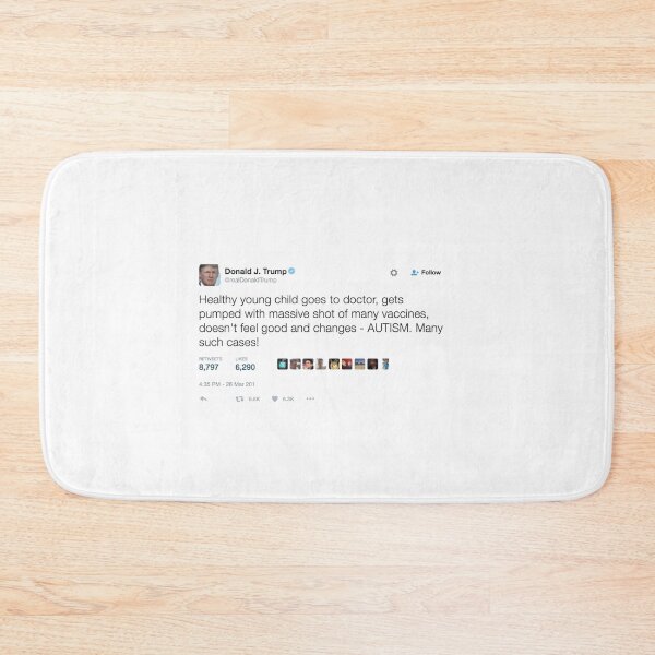 Item preview, Donald Trump Tweet "Healthy young child goes to doctor" designed and sold by DopeXStuff.