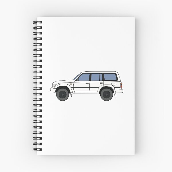 Item preview, Toyota land cruiser 80 series Improved white designed and sold by MandalaPics.
