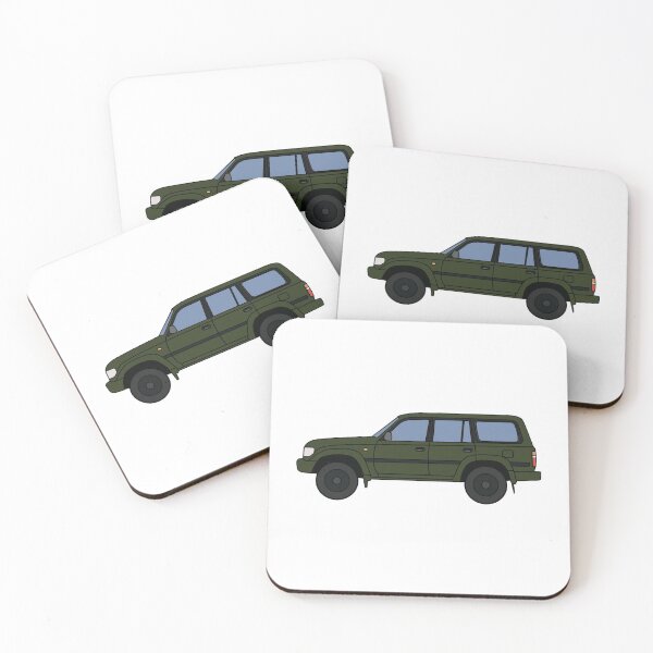 Item preview, Toyota land cruiser 80 series Improved army green designed and sold by MandalaPics.