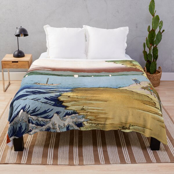 Item preview, Utagawa Hiroshige - The coast at Hota in Awa province - 1858 designed and sold by Hangastudio.