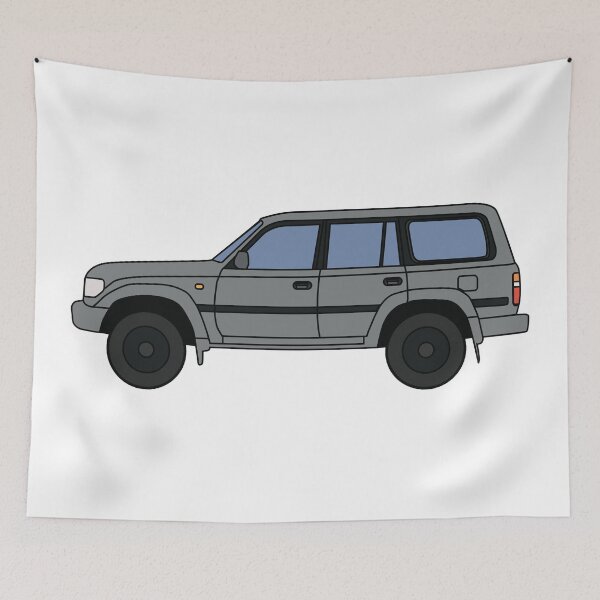 Item preview, Toyota land cruiser 80 series Improved grey designed and sold by MandalaPics.
