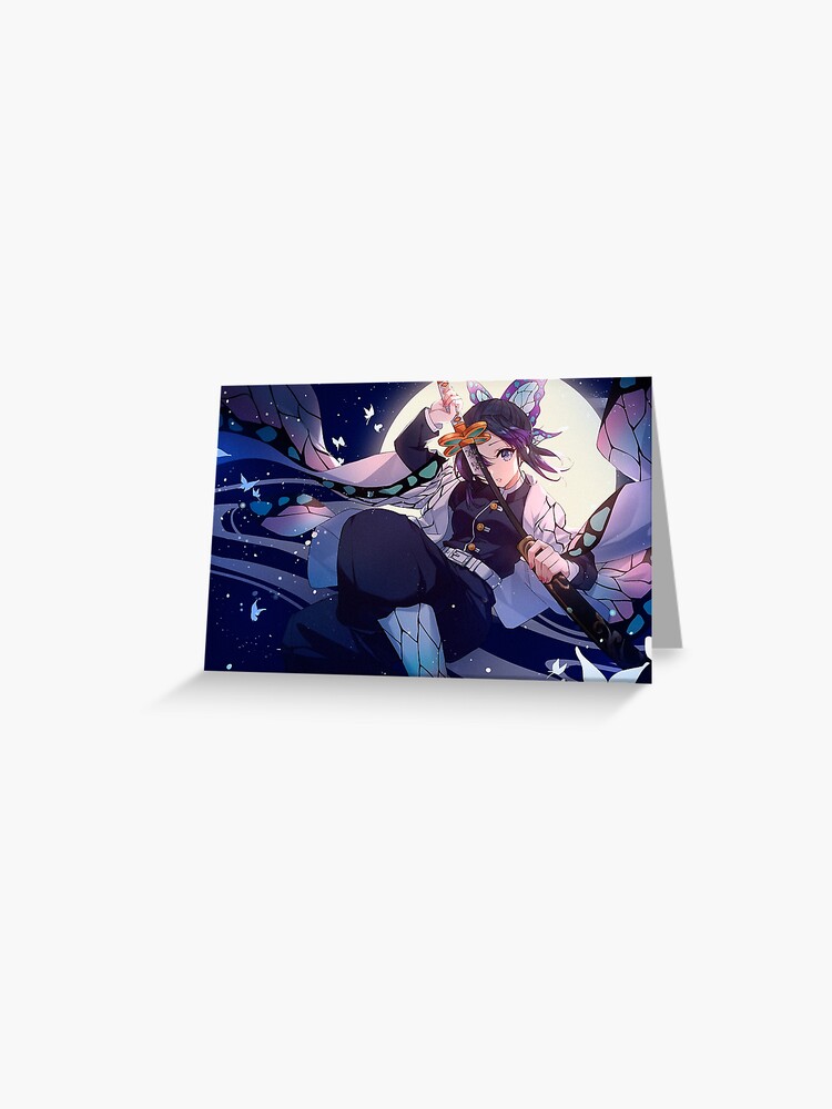 Demon Slayer Kimetsu No Yaiba 23 Greeting Card By Lam93 Redbubble