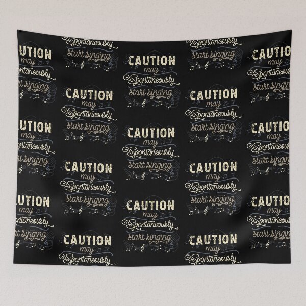 Item preview, Caution: May Spontaneously Start Singing designed and sold by EdifyEra.
