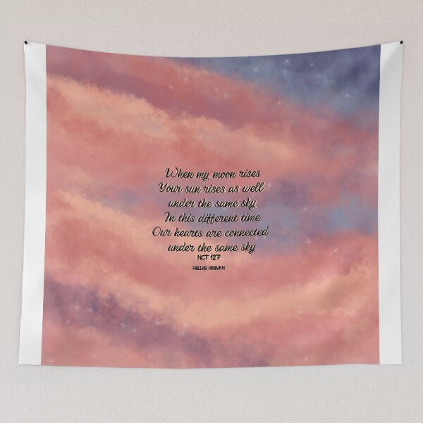 Item preview, Sun and Moon Lyrics NCT127 designed and sold by HallyuHeaven.