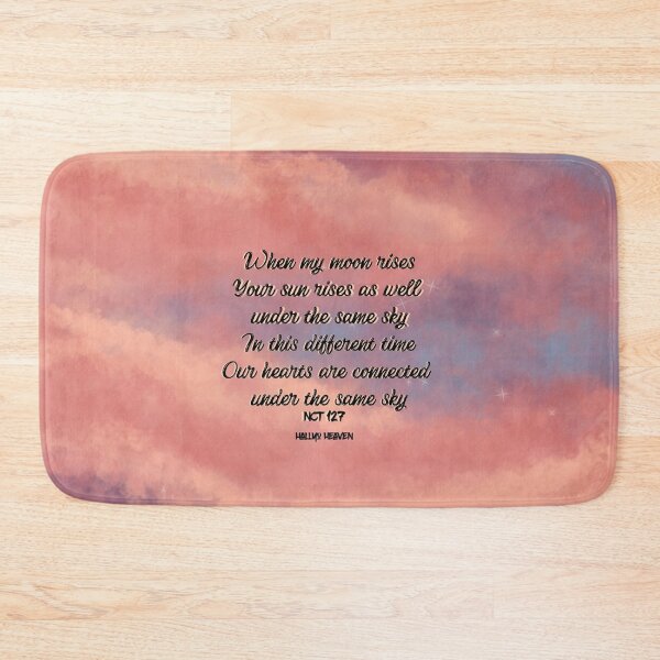 Item preview, Sun and Moon Lyrics NCT127 designed and sold by HallyuHeaven.