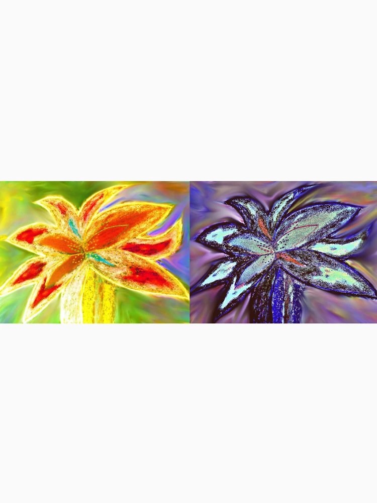 Aperçu 6 sur 6. Sweat à capuche épais avec l'œuvre Double Fade To Colorizing Everything créée et vendue par Andy Rhodes Art.