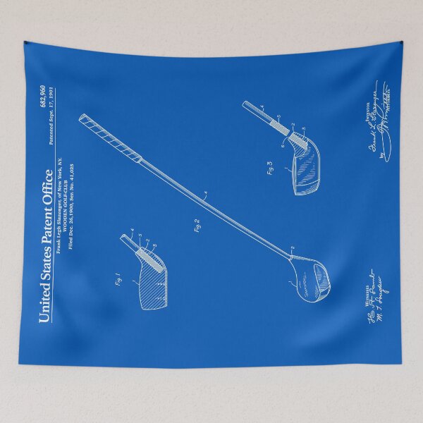Item preview, Golf Club Patent - Blueprint designed and sold by FinlayMcNevin.