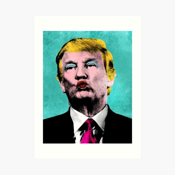 Trump Warhol Art Print