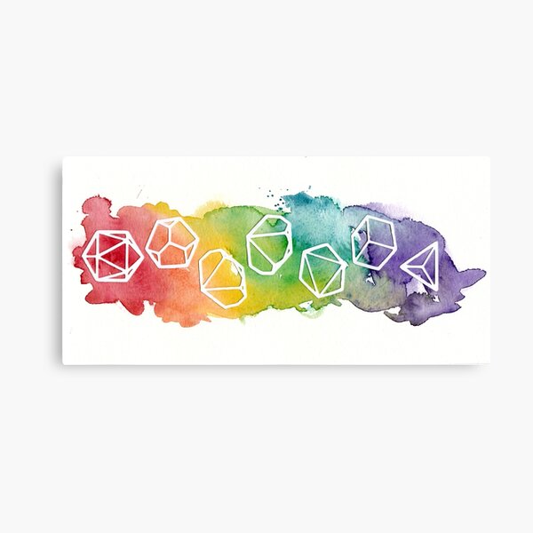 Roll for Initiative Canvas Print