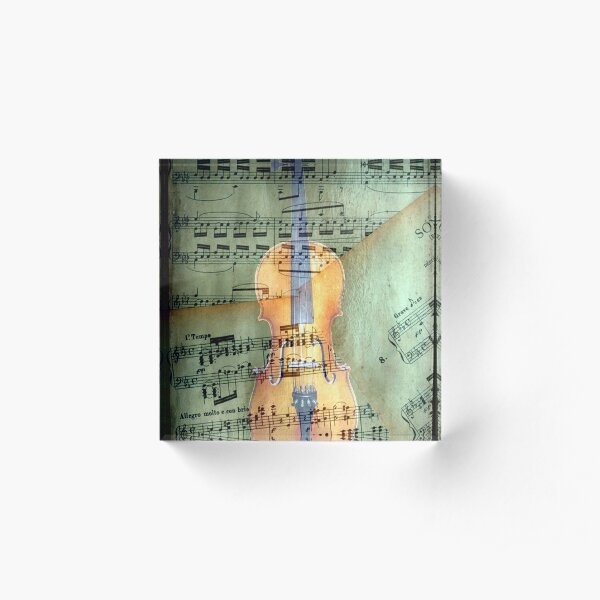 A masterpiece © Allegro molto e con brio Acrylic Block