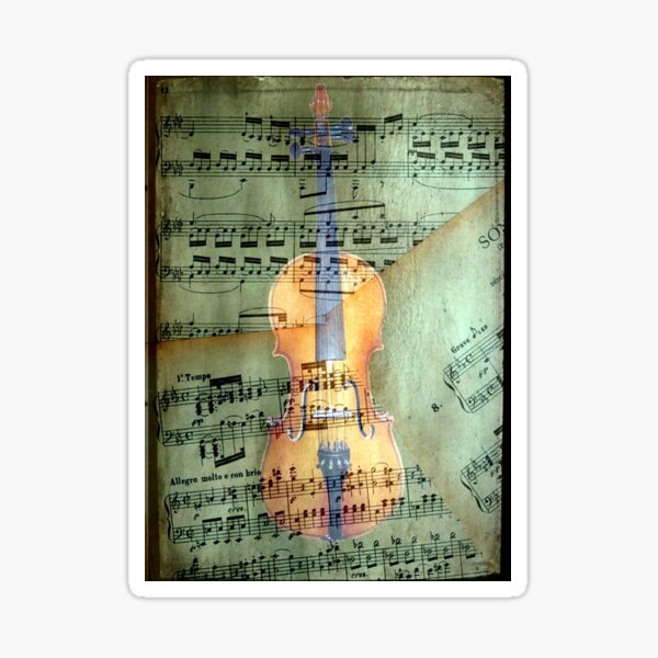 A masterpiece © Allegro molto e con brio Sticker