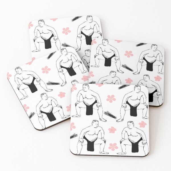Item preview, Sumo and Cherry Blossoms designed and sold by Veata.